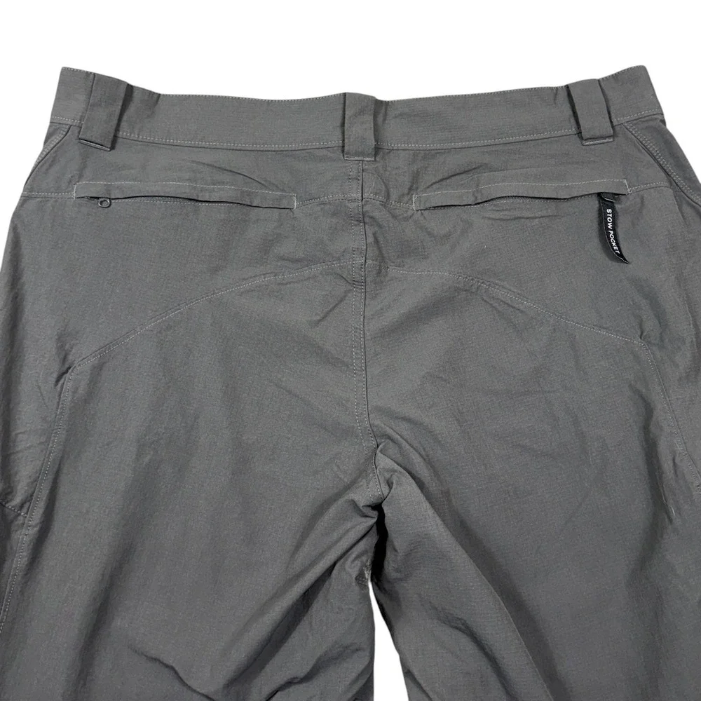 The North Face Hiking Pants Mens 38 Gray Gorpcore Paramount Peak Ripstop Nylon